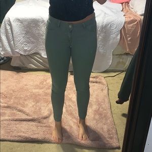Green Charlotte Russe jeans!